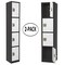 Adiroffice 12 in W, 12 in D, 72 in H, Steel ADI629-204-B-W-PKG-2 - alternate 1